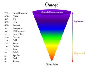 scala delle emozioni vibrazionale coscienza